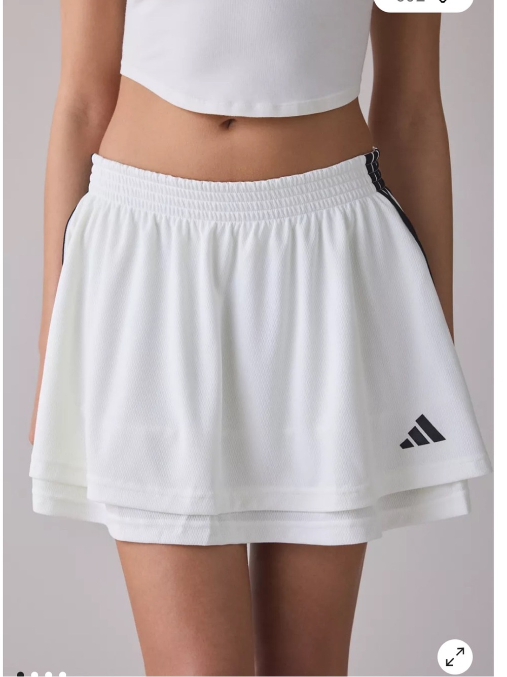 adidas House Of Tiro Layered Mini Skirt